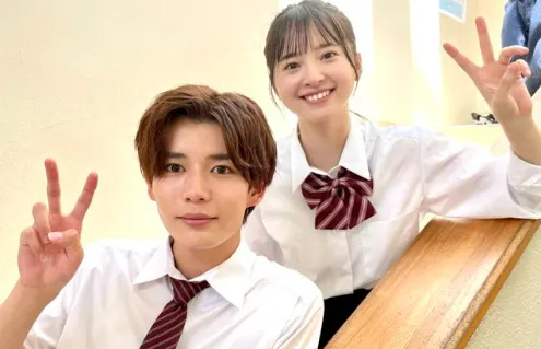 飯沼愛さんと長尾謙杜さんの画像